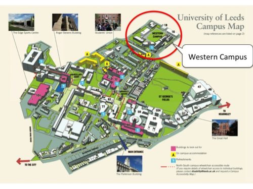 Map of Western Campus