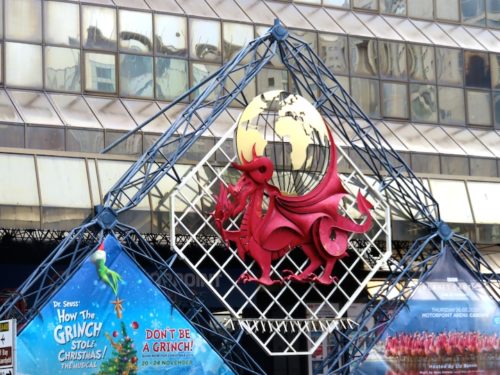 Welsh Dragon in Cardiff