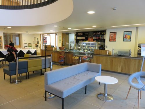 バーミンガム大学グレートホールのカフェ