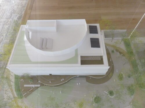 板橋区新中央図書館の模型