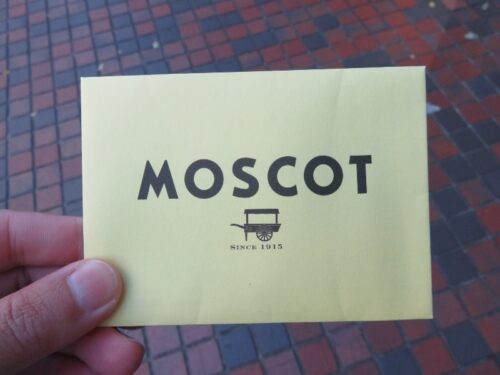 MOSCOTの注文書